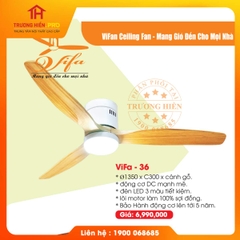 QUẠT TRẦN ĐÈN VIFAN CEILING VIFA 36