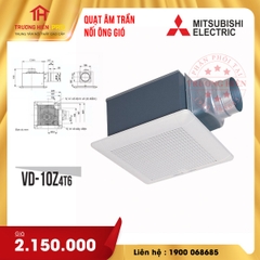 QUẠT ÂM TRẦN NỐI ỐNG GIÓ MITSUBISHI VD-10Z4T6