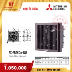 QUẠT ỐP TƯỜNG MITSUBISHI EX-25SKC5T -BW