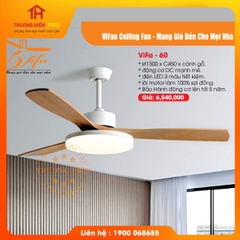 QUẠT TRẦN ĐÈN VIFAN CEILING VIFA 60