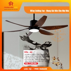 QUẠT TRẦN ĐÈN VIFAN CEILING VIFA 64