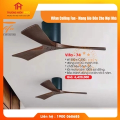 QUẠT TRẦN ĐÈN VIFAN CEILING VIFA 74