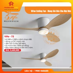 QUẠT TRẦN ĐÈN VIFAN CEILING VIFA 72