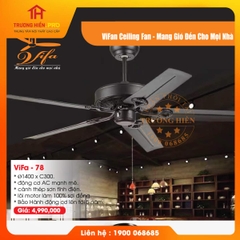 QUẠT TRẦN ĐÈN VIFAN CEILING VIFA 78