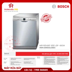 MÁY RỬA BÁT ĐỘC LẬP BOSCH SMS63L08EA