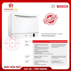 MÁY RỬA BÁT ĐỘC LẬP BOSCH SKS62E32EU