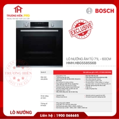 LÒ NƯỚNG ÂM TỦ BOSCH HBG5585S6B