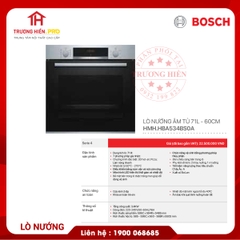 LÒ NƯỚNG ÂM TỦ BOSCH HBA534BS0A