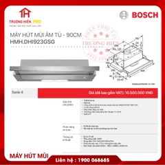 MÁY HÚT MÙI ÂM TỦ BOSCH DHI923GSG