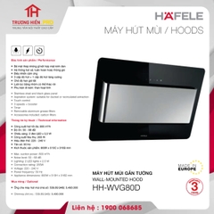 MÁY HÚT MÙI GẮN TƯỜNG HAFELE HH-WVG80D