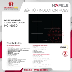 BẾP TỪ 3 VÙNG NẤU HAFELE HC-I603D