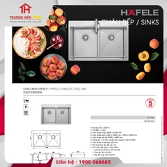 CHẬU INOX HAFELE HS20-SSN2S90