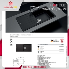 CHẬU ĐÁ HAFELE HS19-GED2S80 570.35.470