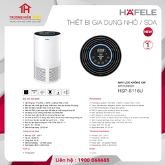 MÁY LỌC KHÔNG KHÍ HAFELE HSP-8116U