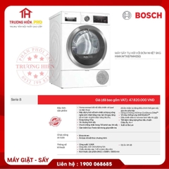 MÁY SẤY TỤ HƠI VỚI BƠM NHIỆT BOSCH WTX87MH0SG