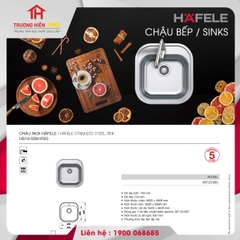 CHẬU INOX HAFELE HS19-SSN1R50