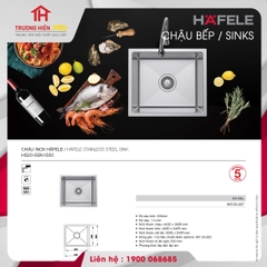 CHẬU INOX HAFELE HS20-SSN1S50