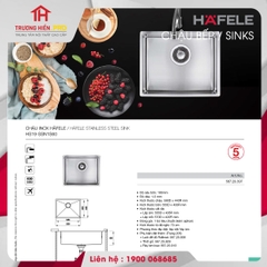 CHẬU INOX HAFELE HS19-SSN1S60