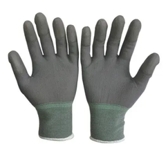 Găng tay Phủ PU đầu ngón MÀU XÁM