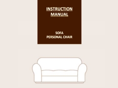 Instruction Manual Sofa personal chair