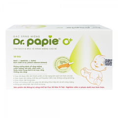 Gạc rơ lưỡi Dr Papie hộp 30 gói