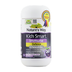 Nature's Way Kids Smart Immune Defence Chewables - Hỗ trợ tăng cường miễn dịch cho bé