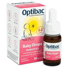 Men vi sinh Optibac Baby Drops 0-3 Years của Anh cho bé