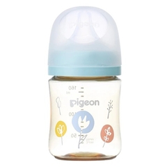 Bình sữa Pigeon PPSU Plus WN3 Nhật Bản in hình 160ml