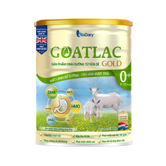 Sữa dê Goatlac Gold 0+ và 1+ 800G cho bé biếng ăn