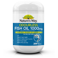 Nature's Way Odourless Fish Oil 1000Mg