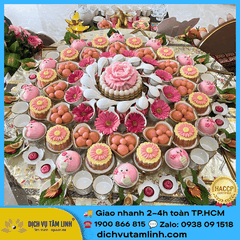 Mâm Cúng Đầy Tháng Bé Gái Trọn Gói
