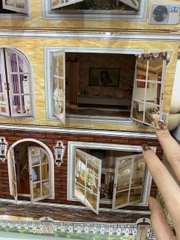 Biệt thự vàng mã TL2 (Mẫu 3D có bàn ghế, phòng ăn, phòng khách, phòng ngủ...)
