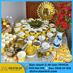 Mâm Cúng Đầy Tháng Bé Trai Trọn Gói