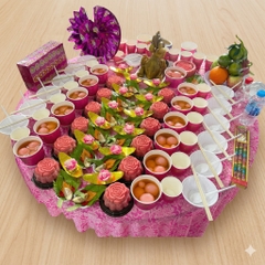 Mâm Cúng Đầy Tháng Bé Gái Trọn Gói