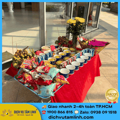 Mâm Cúng Cô Hồn Chay Thịnh Soạn – Trang Nghiêm, Đầy Đủ
