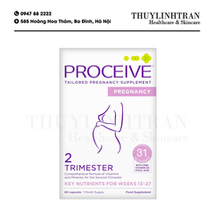 PROCEIVE Trimester 2 - 60v/Vitamin tổng hợp cho mẹ bầu 13-27 tuần