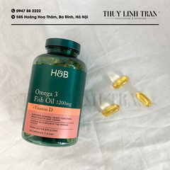H&B Omega3 1200mg with Vitamin D3 120v
