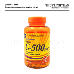 H&B Vitamin C-500mg Rose Hips 250v