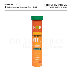 H&B Vitamin C + ZinC + B Vitamin - 20 viên sủi