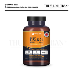 PROWISE Vitamin D3 4000IU + K2 180v/Vitamin chắc khỏe xương D3K2