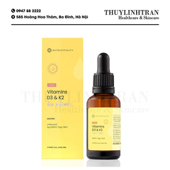 Nutrivitality Vitamin D3 & K2 Infant Dropper