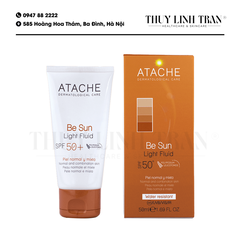 ATACHE Light Fluid SPF 50+ 50ml/Sữa chống nắng đa tác động