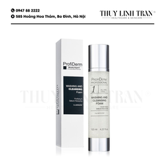 PROFIDERM Washing and Cleansing Foam 120ml/Sữa rửa mặt kiềm dầu