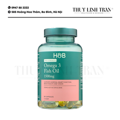 H&B Omega3 1500mg/Dầu cá biển
