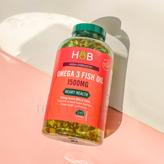 H&B Omega3 1500mg/Dầu cá biển