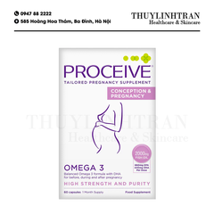 PROCEIVE Pregnancy Omega3 - 60v/Dầu cá cho mẹ bầu, sau sinh