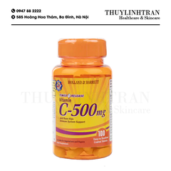 H&B Vitamin C-500mg Rose Hips 100v