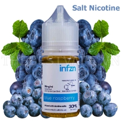 Tinh dầu vape mỹ Salt Nicotine BlueRaspberry 30ml - Infzn