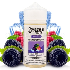 Sweet21 ( Fruit ice ) - WILD RASPBERRY ( Mâm Xôi Đen Mâm Xôi Đỏ Lạnh ) - Freebase