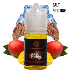 Steam Works - MANGO COCONUT  ( Xoài - Dừa  ) - Salt Nicotine